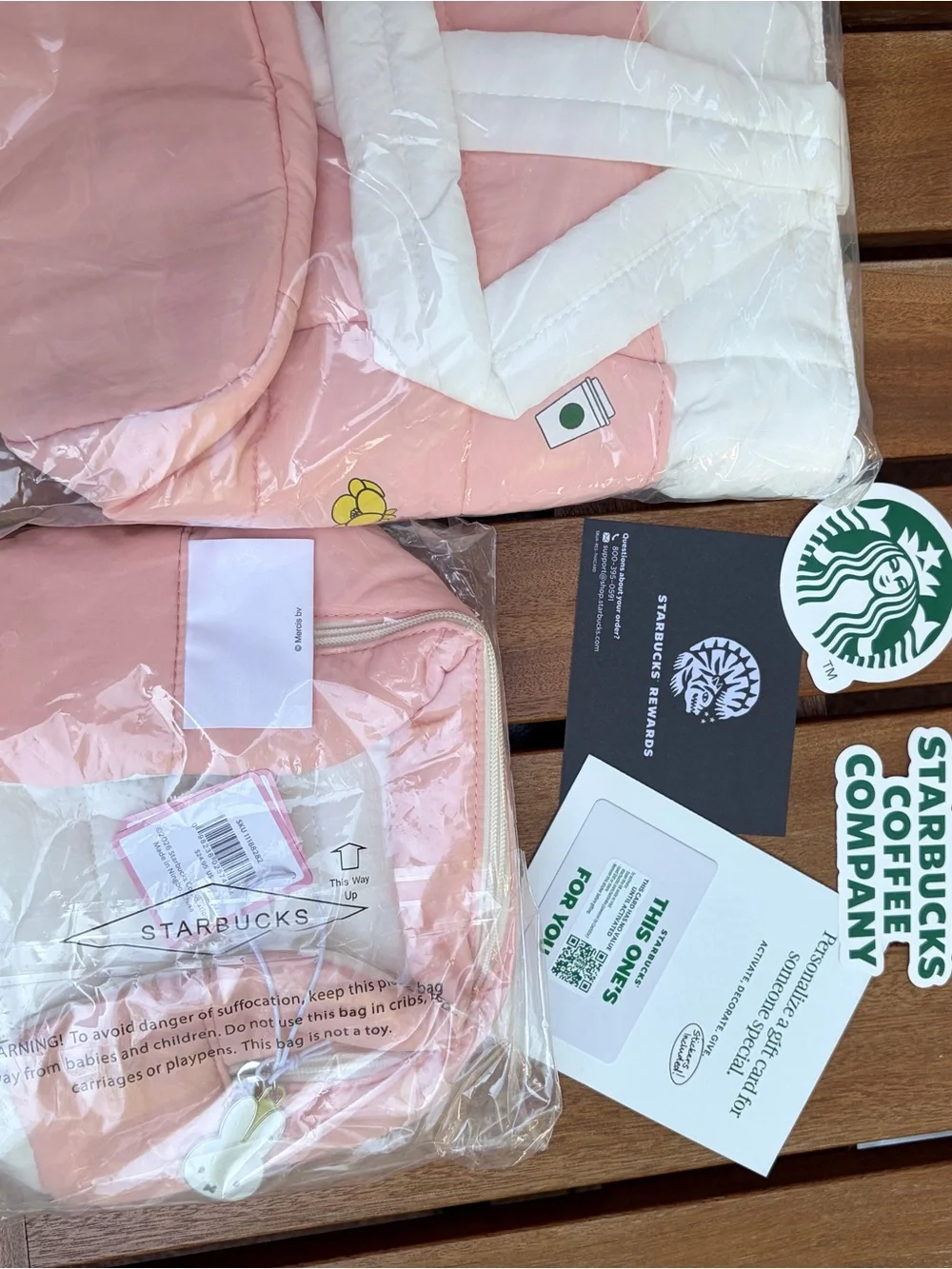 Miffy Starbucks bag and pouch- reserve exclusion